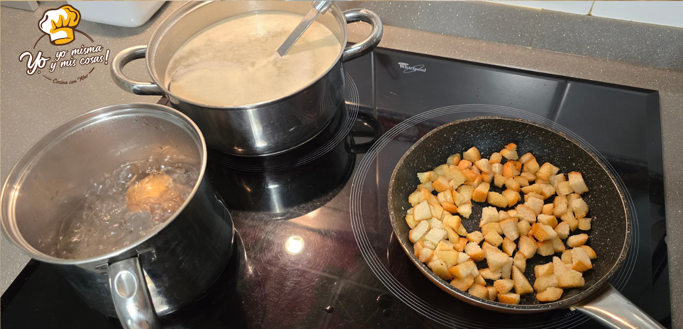 sopa picadillo con almendras y jamón