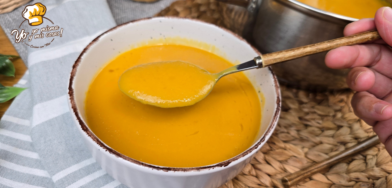 crema de calabaza asada 